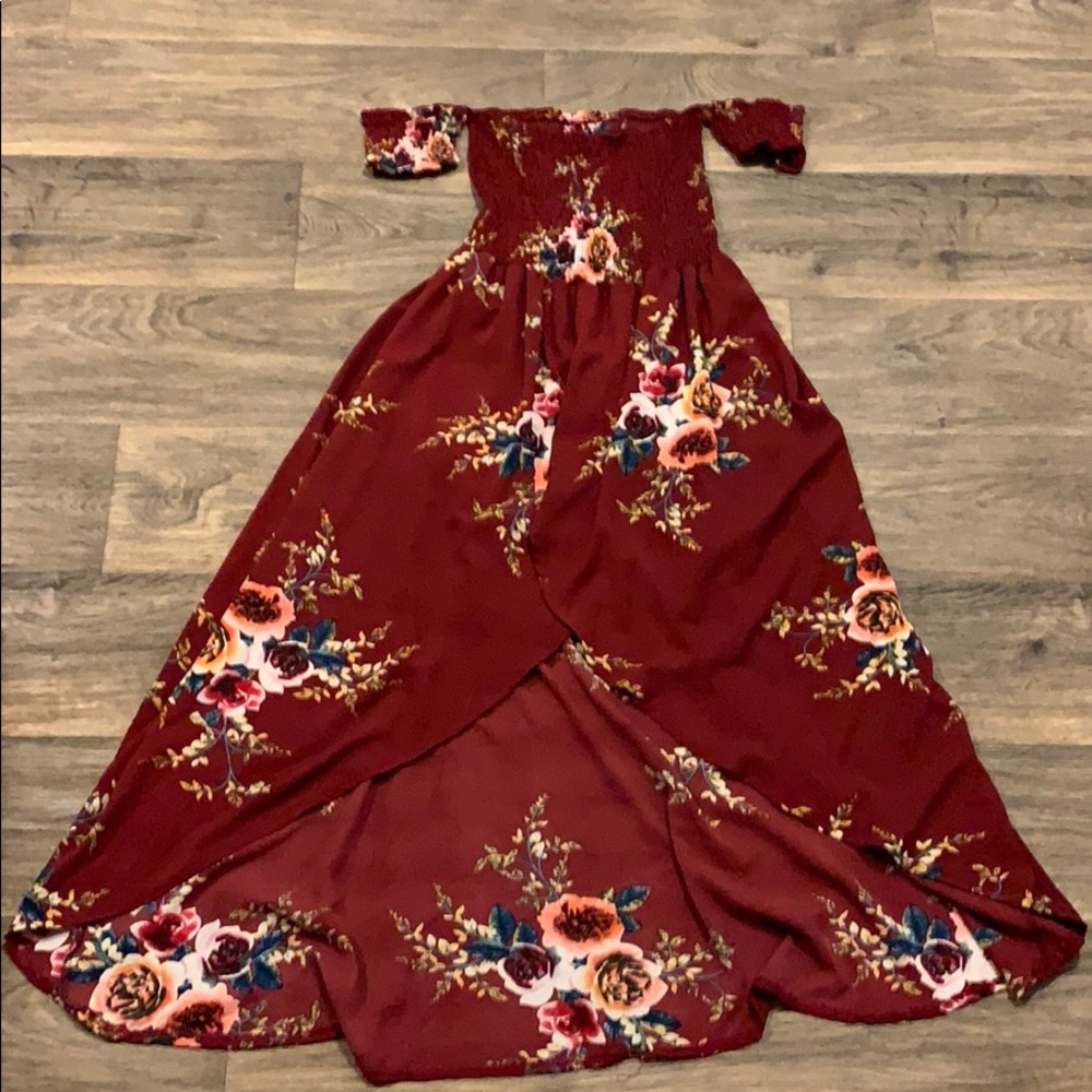 High-low Floral Dress